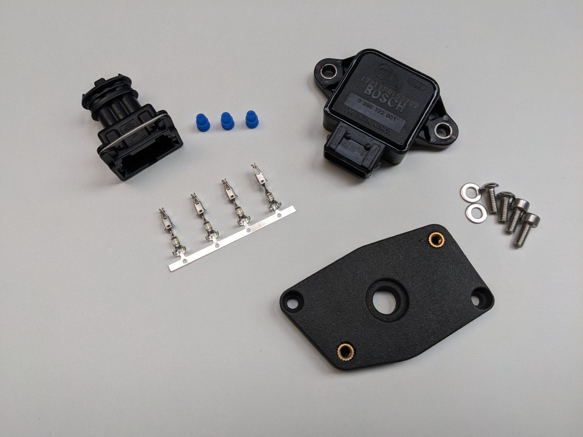 4E-FTE TPS Variable Sensor Mount Kit-EP Wiring-Mount & Bolts & Sensor & Connector Kit-EP Wiring