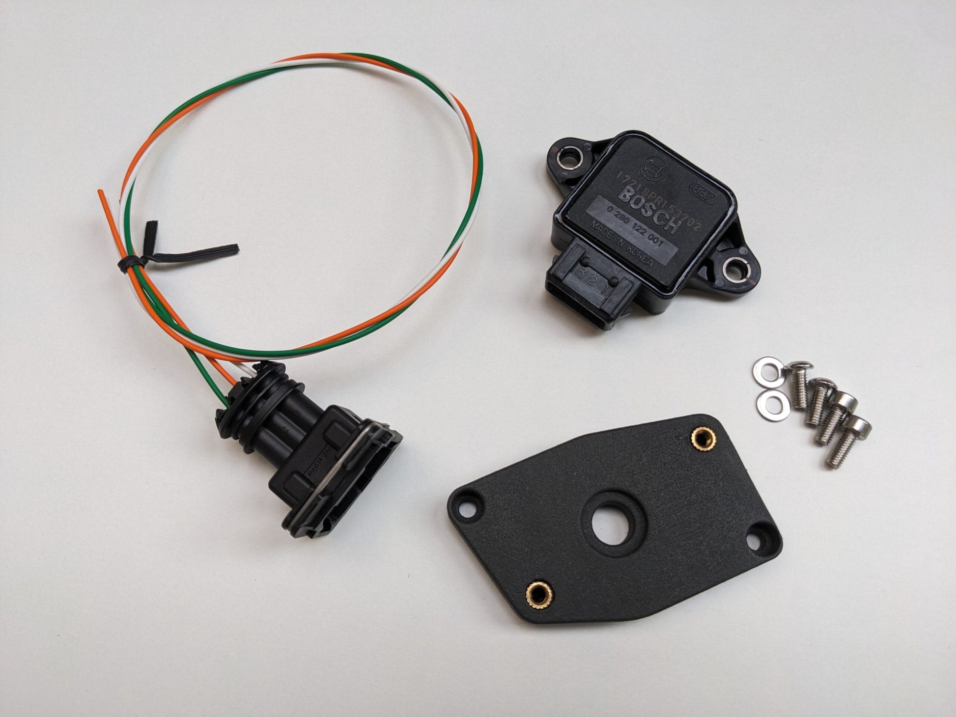 4E-FTE TPS Variable Sensor Mount Kit-EP Wiring-Mount & Bolts & Sensor & Connector Pigtail-EP Wiring