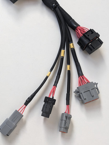 EP91 4E-FTE Starlet Patch Loom / Harness - Link ECU AtomX / MonsoonX-EP Wiring-EP Wiring