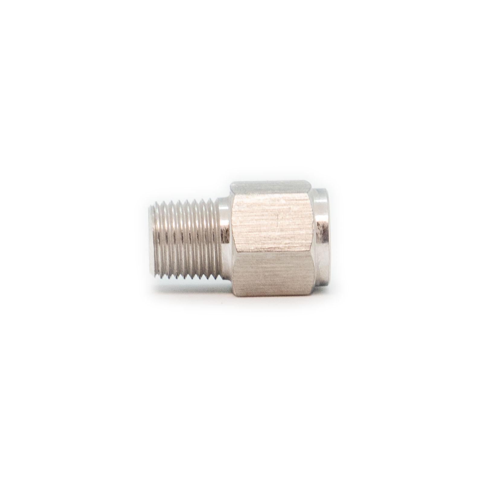 Link ECU Adapter M10x1 Female to 1/8 NPT Male - Stainless Steel - (ADANPT)-EP Wiring-EP Wiring