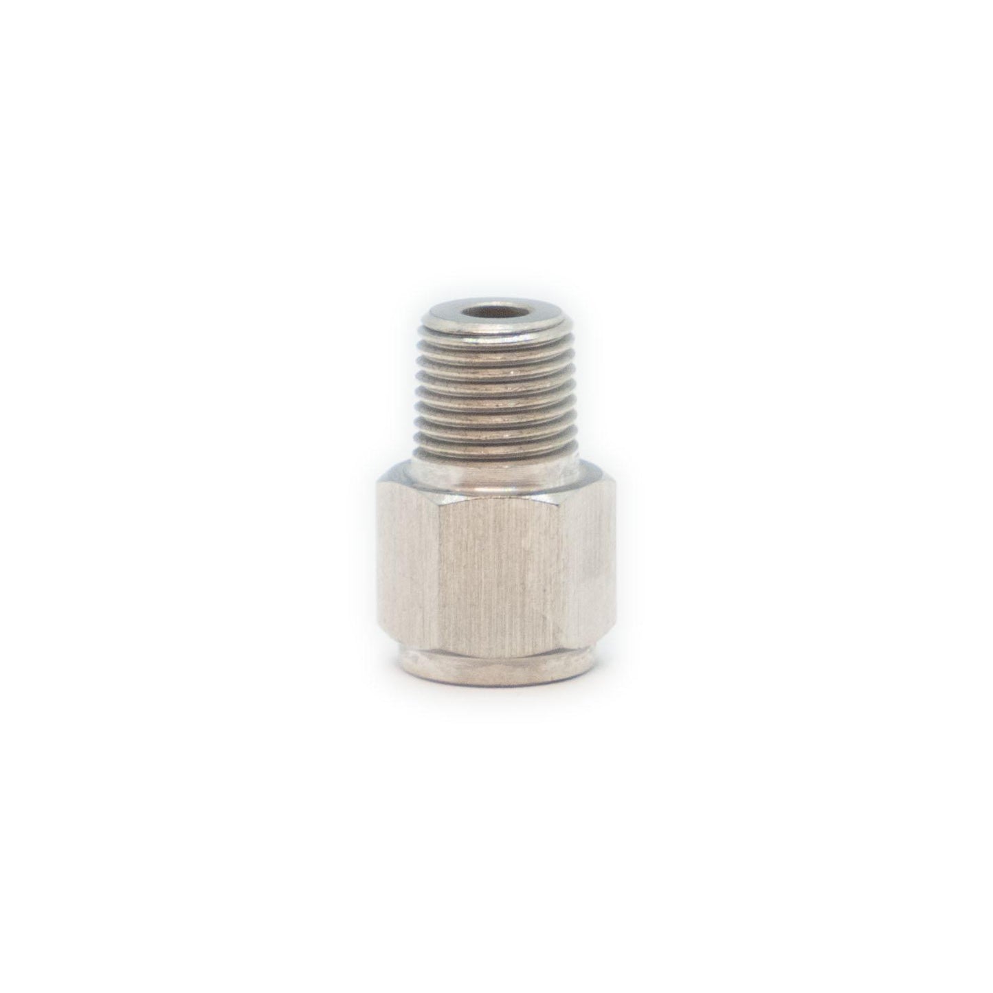Link ECU Adapter M10x1 Female to 1/8 NPT Male - Stainless Steel - (ADANPT)-EP Wiring-EP Wiring