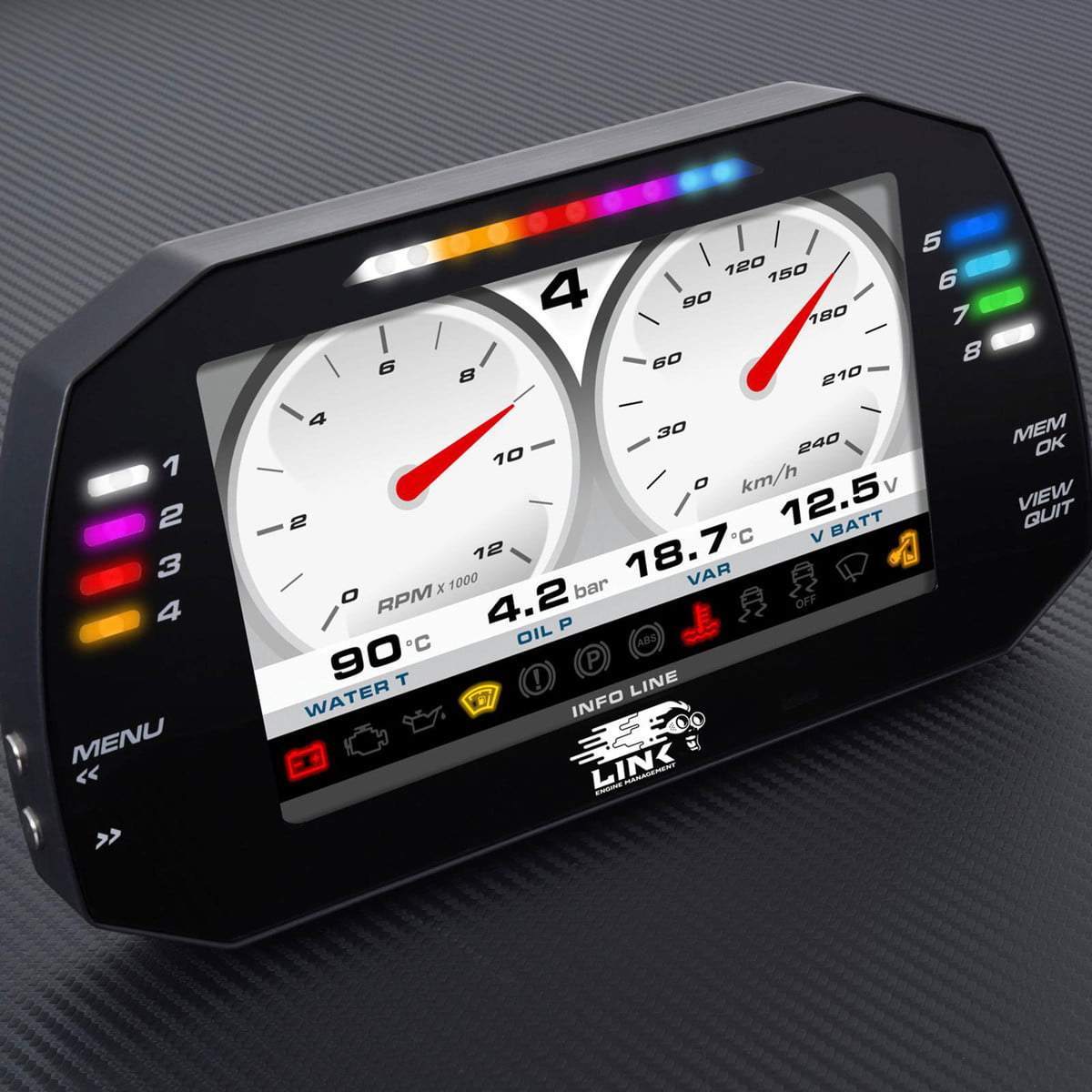 LINK MXG Strada 7" Dash - Race Edition-Link ECU-EP Wiring