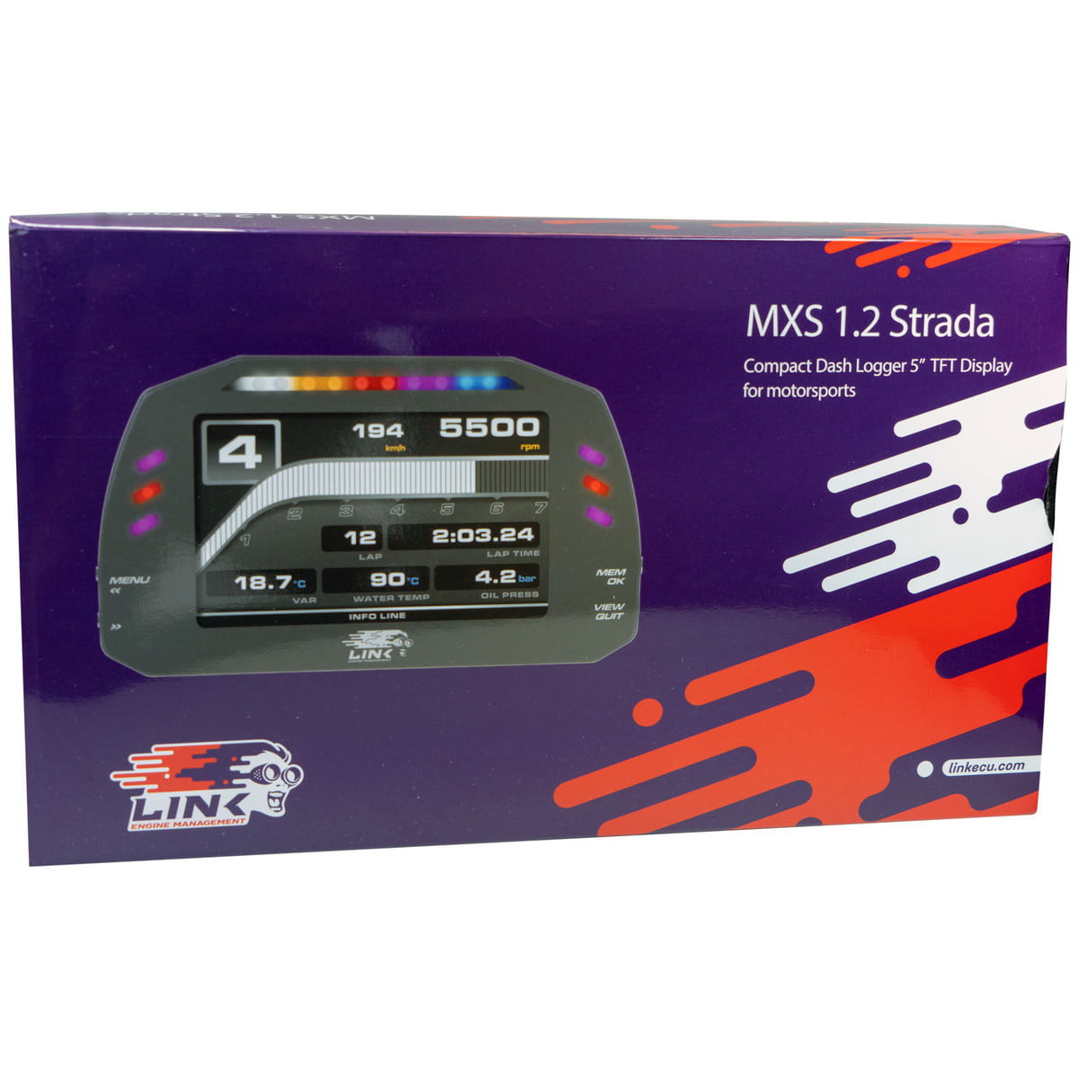 LINK MXS Strada 5" Dash - Race Edition-Link ECU-EP Wiring