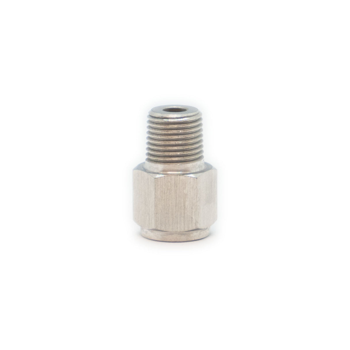 Adaptador de ECU Link M10x1 hembra a macho NPT 1/8 - Acero inoxidable - (ADANPT)